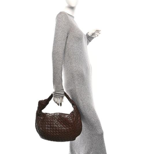 Nappa Intrecciato Small Jodie Brown