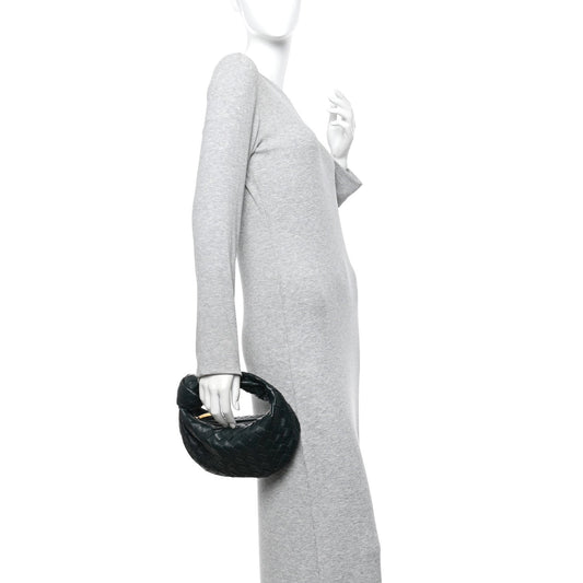 Nappa Intrecciato Mini Jodie Dark Moss