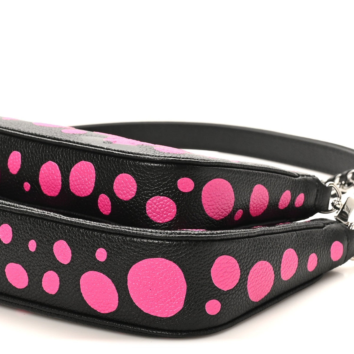 LV X YK Empreinte Multi Pochette Accessories Black Fuchsia