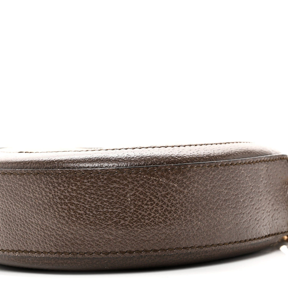 GG Supreme Monogram Web Mini Ophidia Round Shoulder Bag Brown