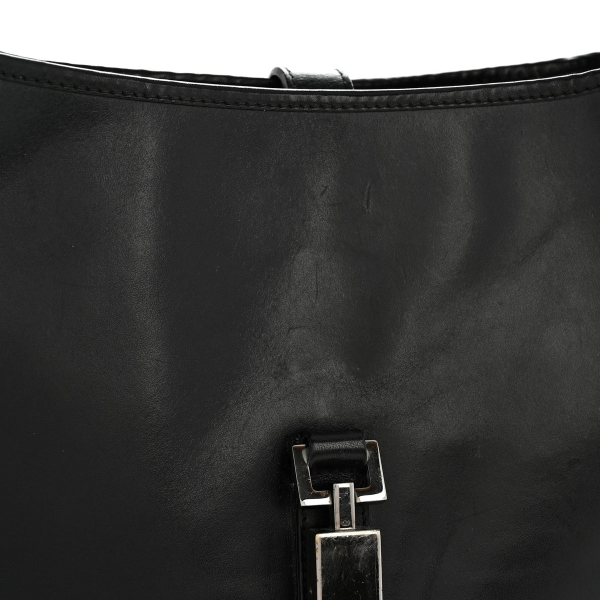 Calfskin Small Jackie O Hobo Black
