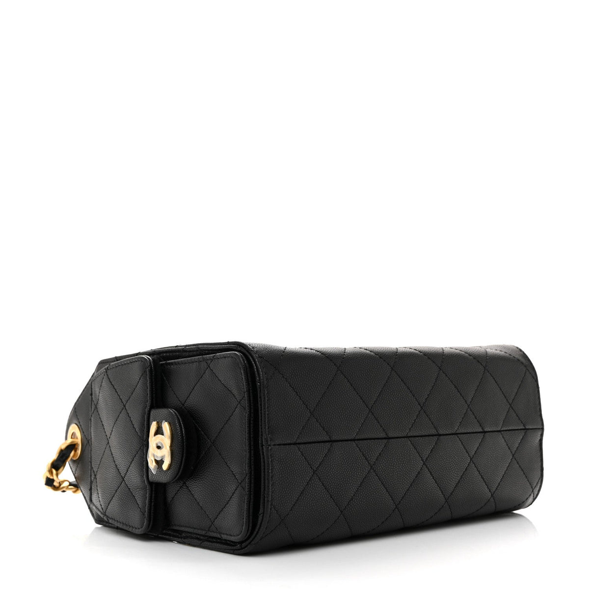 Caviar Quilted Mini Chanel 25 Handbag Black