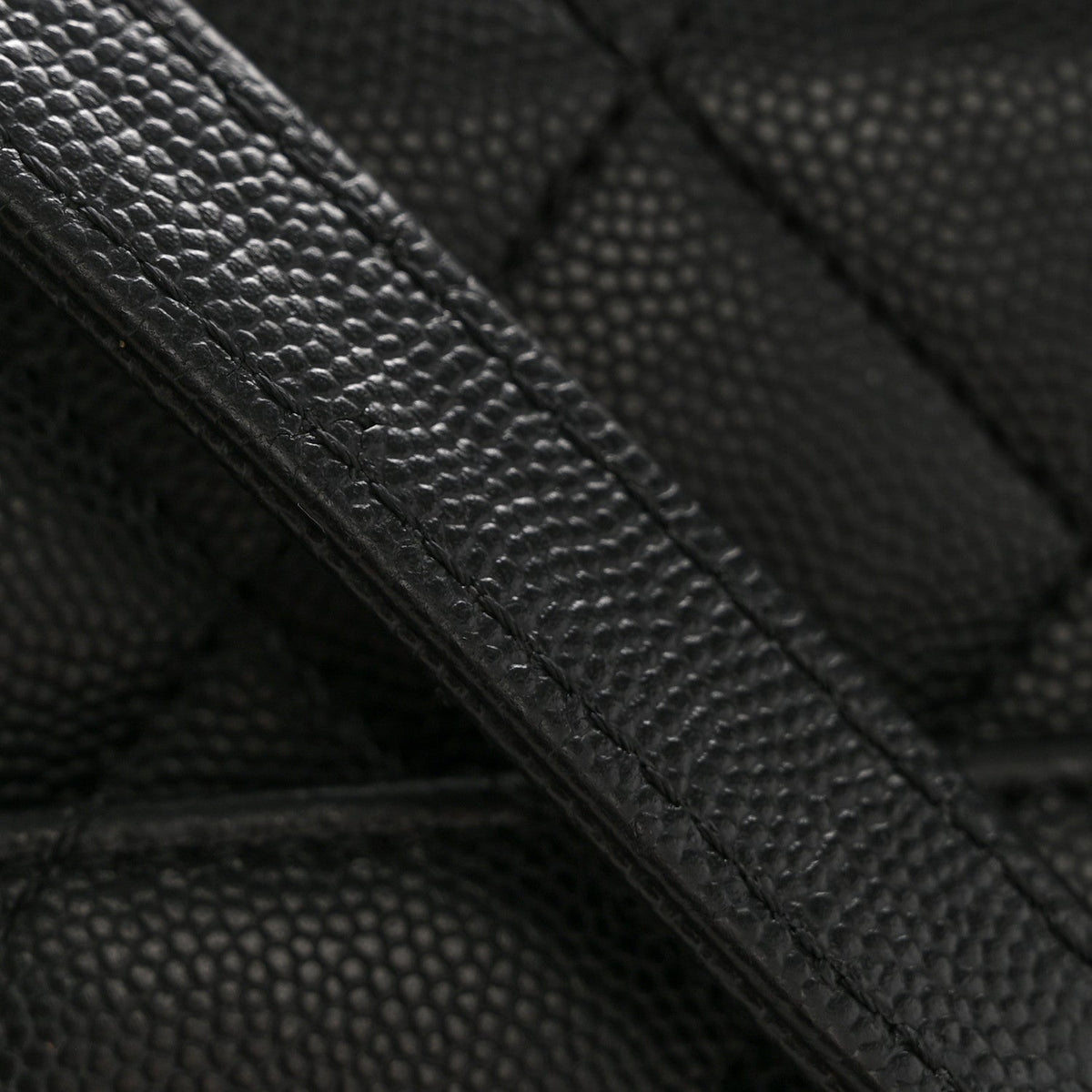 Caviar Quilted Large Business Affinity Flap Black