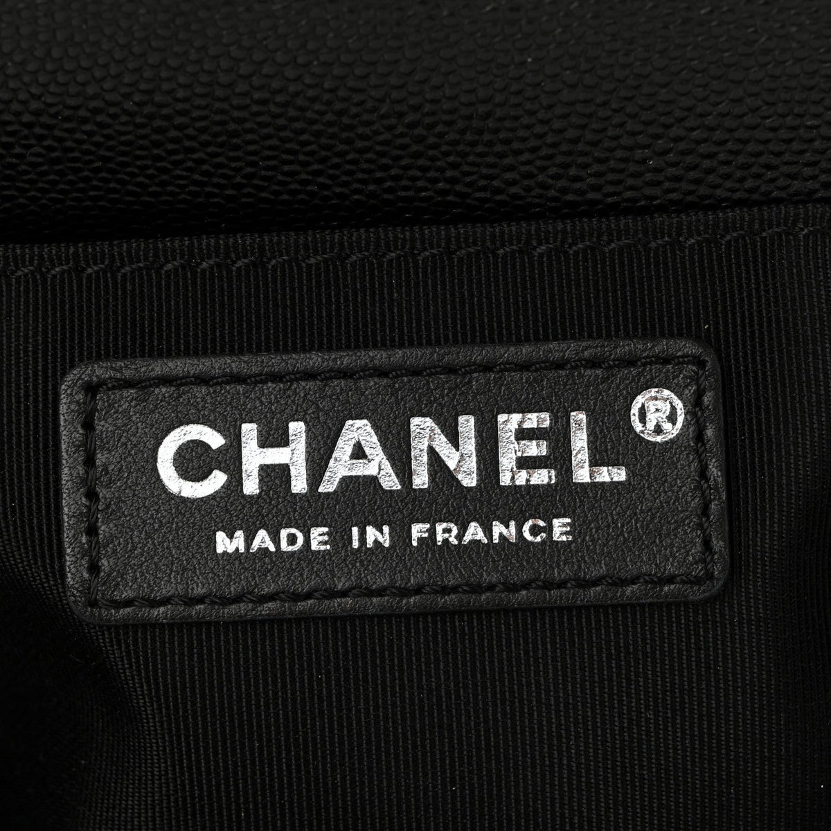 Caviar Quilted Small Boy Flap Black