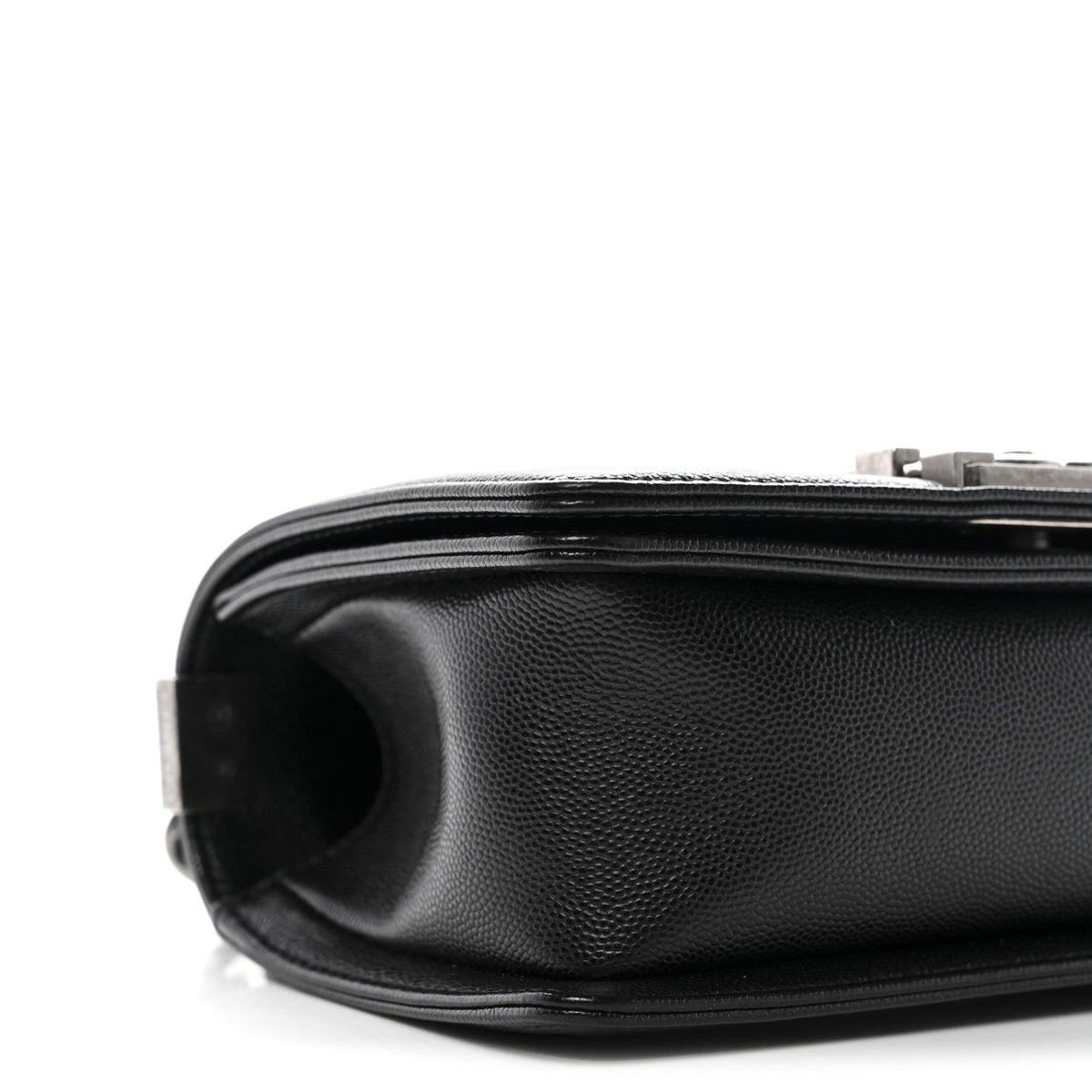Caviar Quilted Small Boy Flap Black