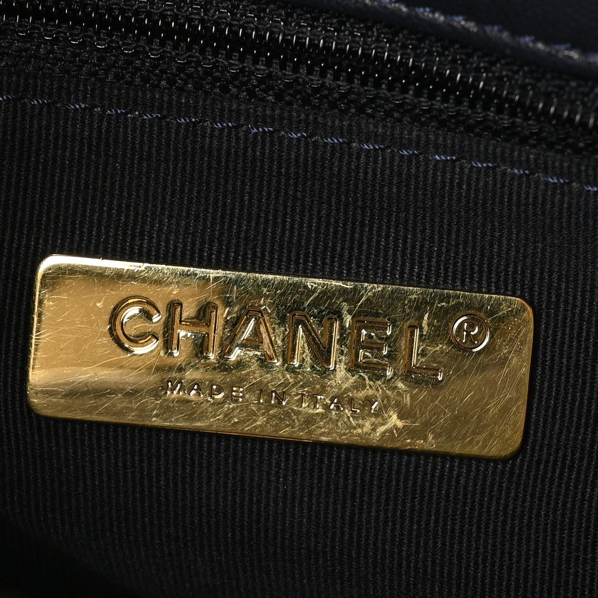 Lambskin Quilted Large Chanel 19 Flap Black