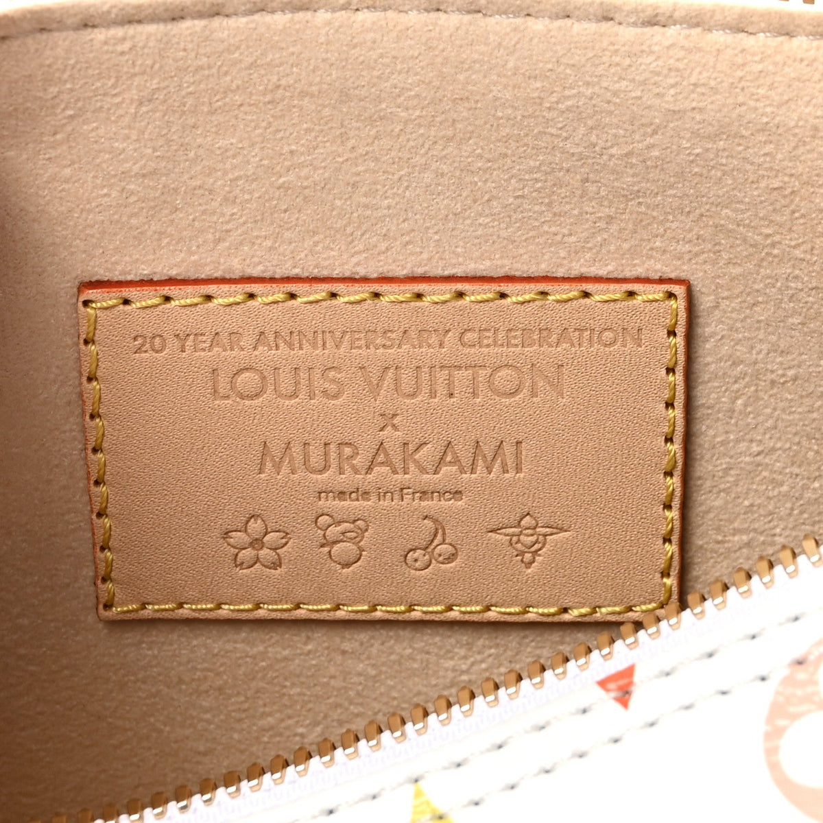 LV X TM Monogram Multicolor Speedy Bandouliere 25 White