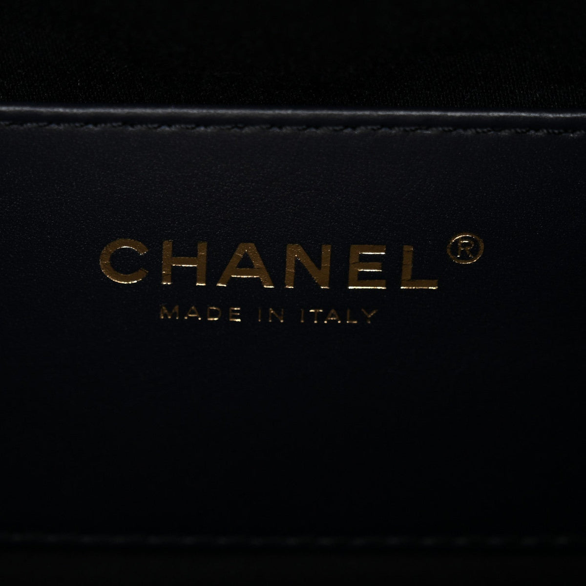 Denim Quilted Mini Chanel 25 Handbag Dark Blue