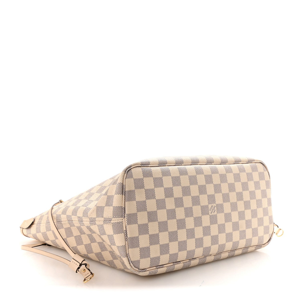 Damier Azur Braided Neverfull MM Pink