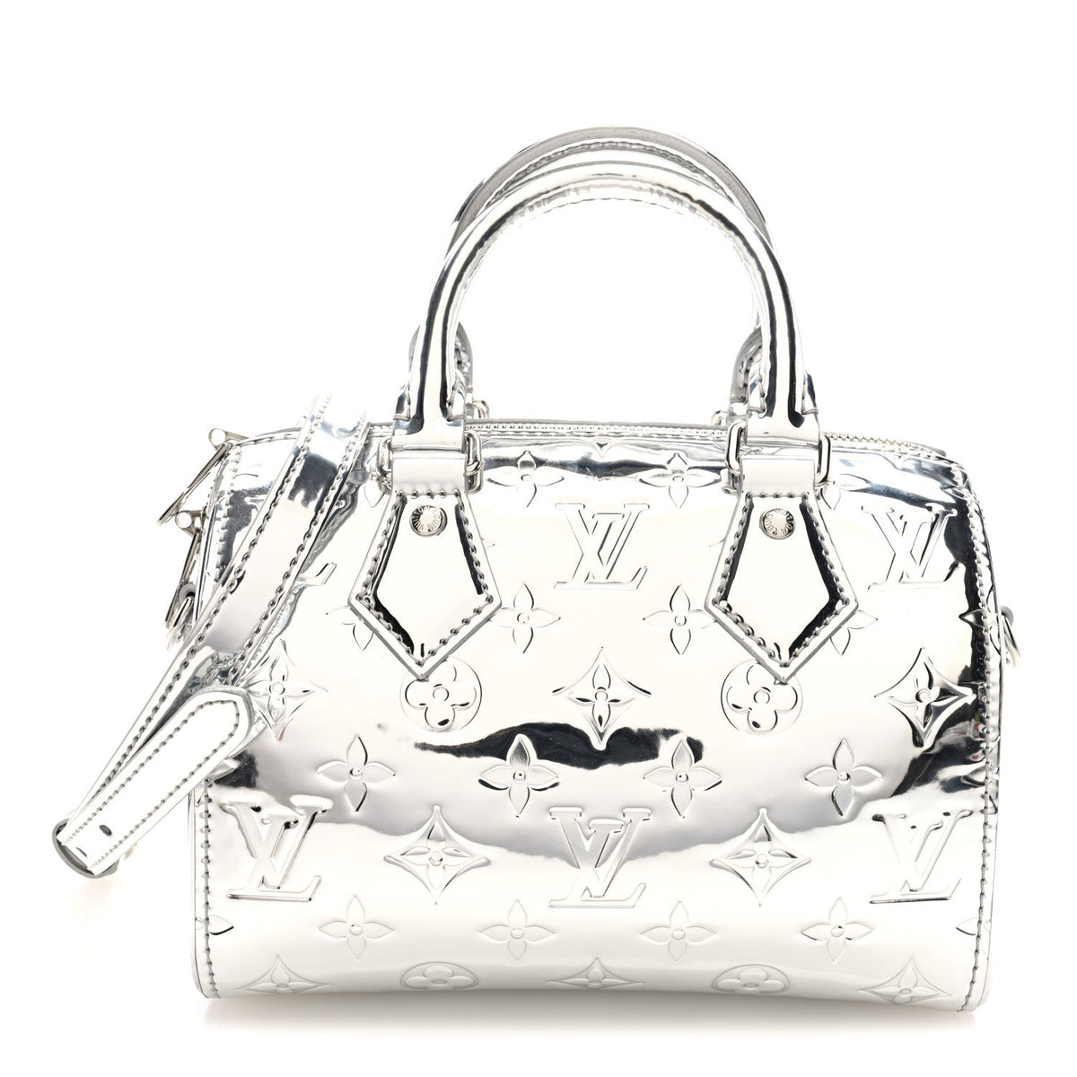 Monogram Miroir Speedy Bandouliere 20 Silver