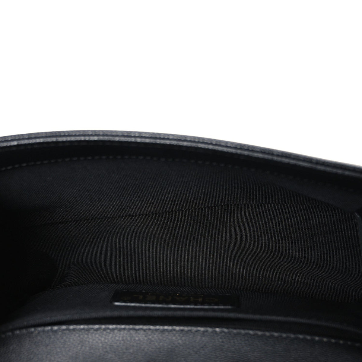 Caviar Quilted Small Boy Flap Black