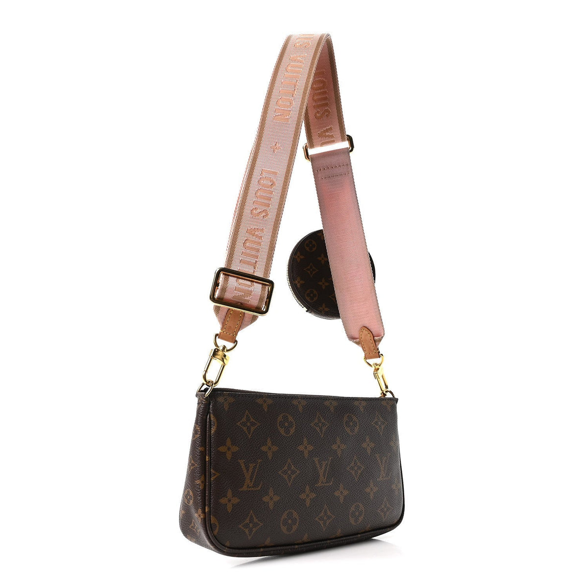 Monogram Multi Pochette Accessories Large Pochette Rose Clair