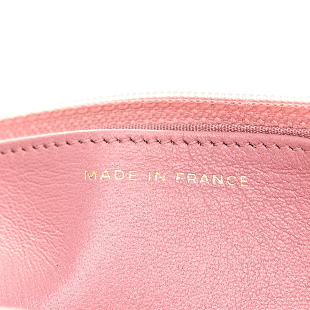 Metallic Lambskin Quilted Boy Wallet On Chain WOC Pink