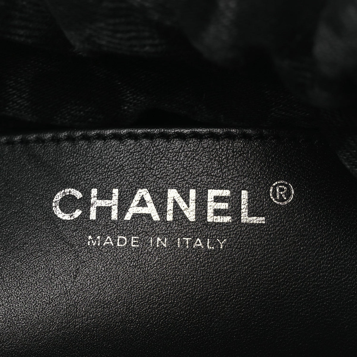 Denim Quilted Floral Print Mini Chanel 22 Black Grey