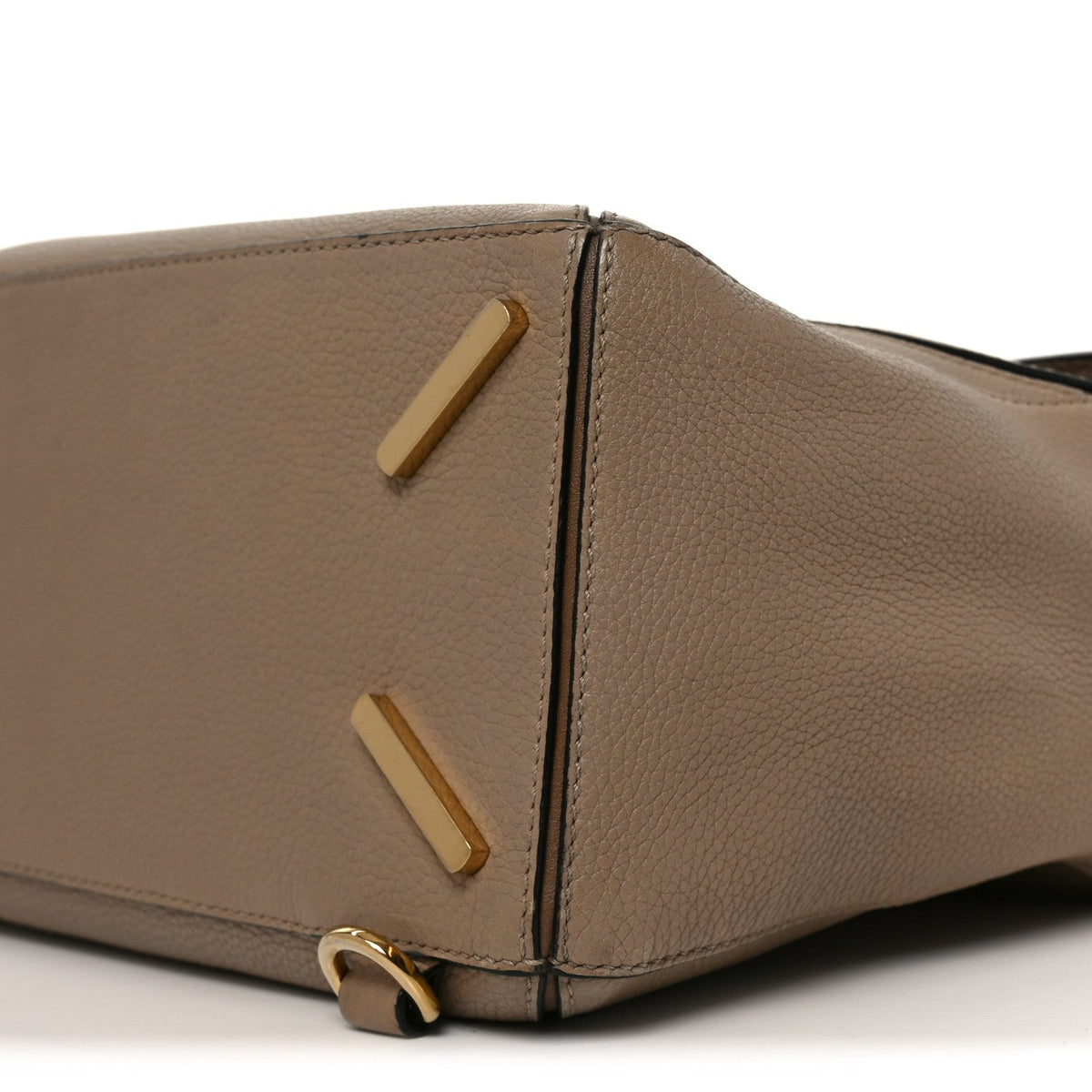 Grained Calfskin Medium Puzzle Bag Sand Mink