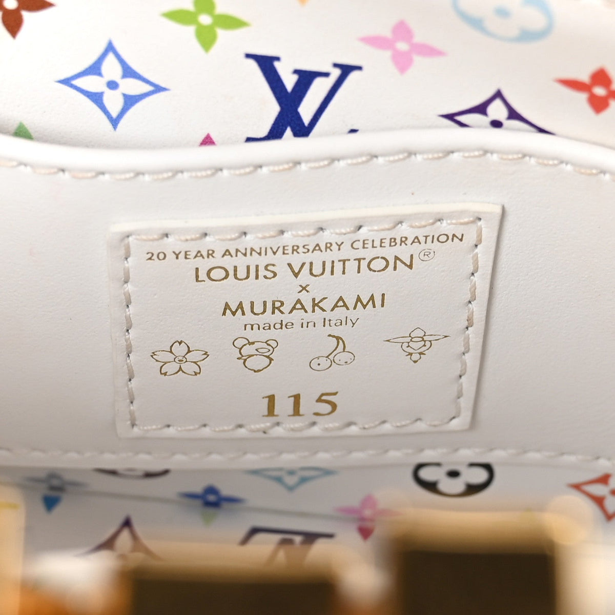 LV X TM Taurillon BB Capucines Blanc