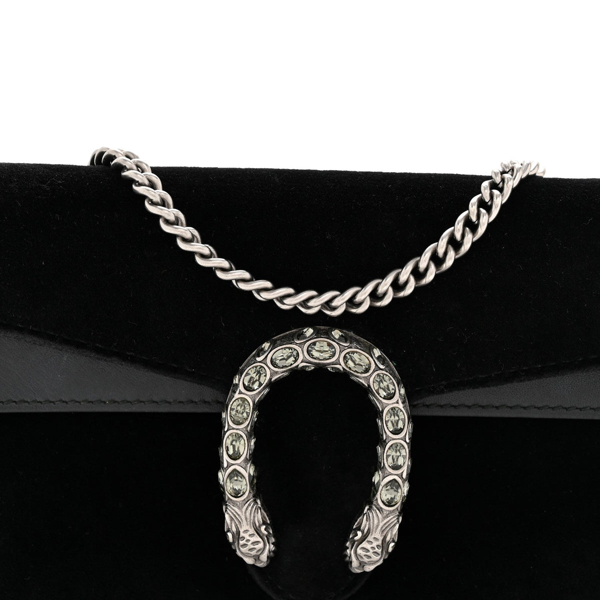 Velvet Super Mini Dionysus Shoulder Bag Black
