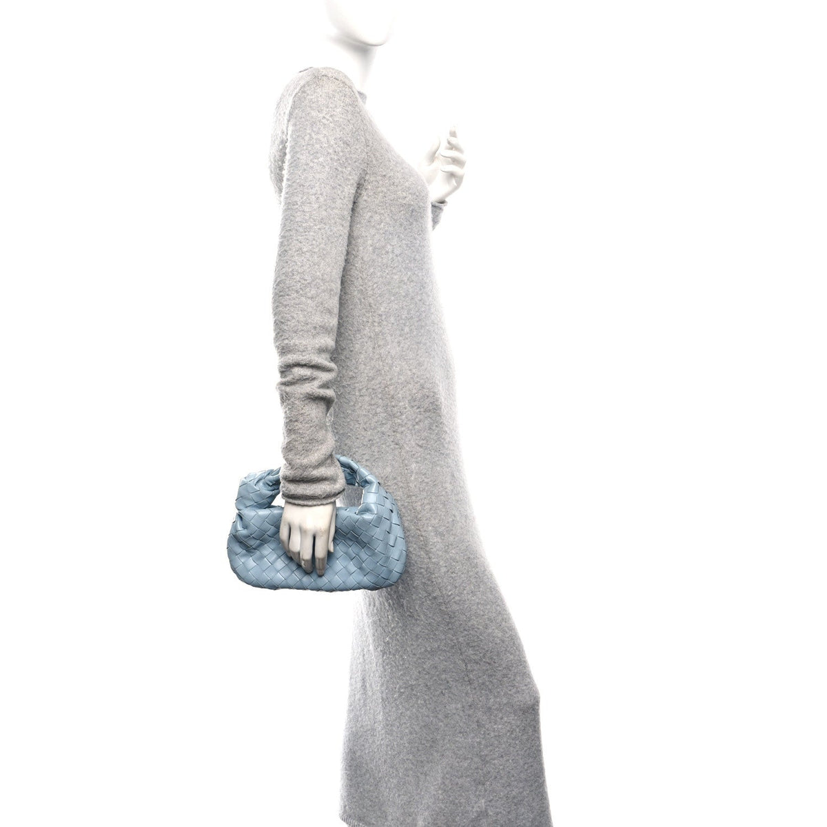 Nappa Intrecciato Mini Jodie Teal Washed