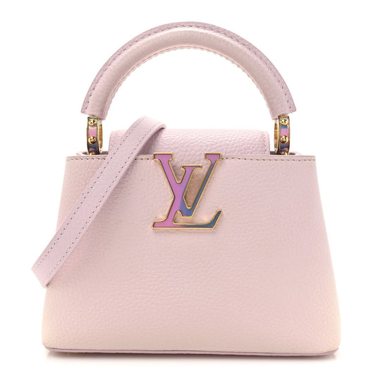 Taurillon LV Ski Capucines Mini Pearly Lilac