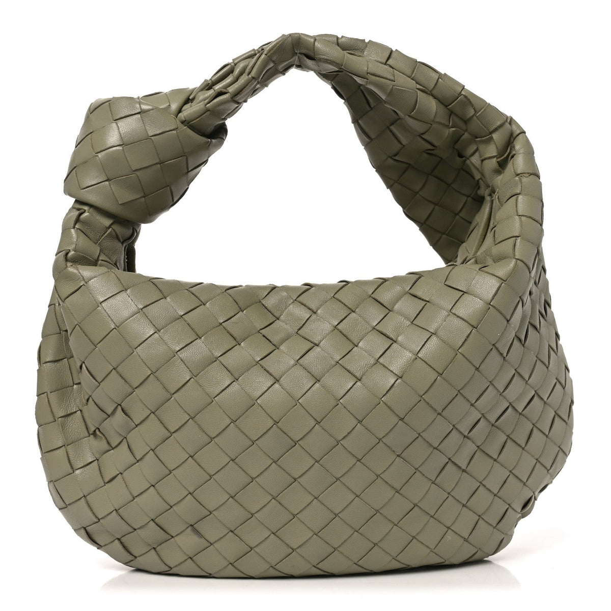 Nappa Intrecciato Teen Jodie Hobo Travertine