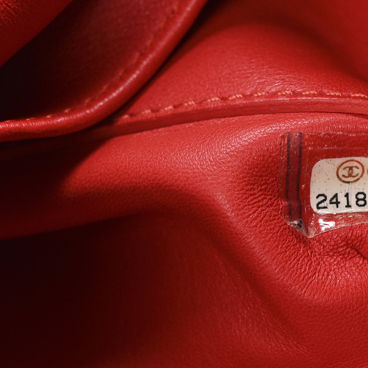 Snakeskin Calfskin Gabrielle Bucket Red