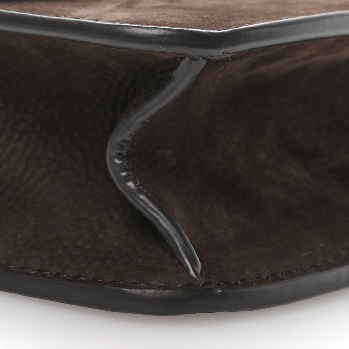Nubuck Calfskin Sofia E/W Crossbody Wood Brown