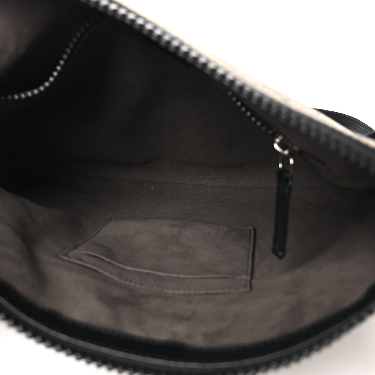 GG Supreme Monogram Flat Messenger Bag Black