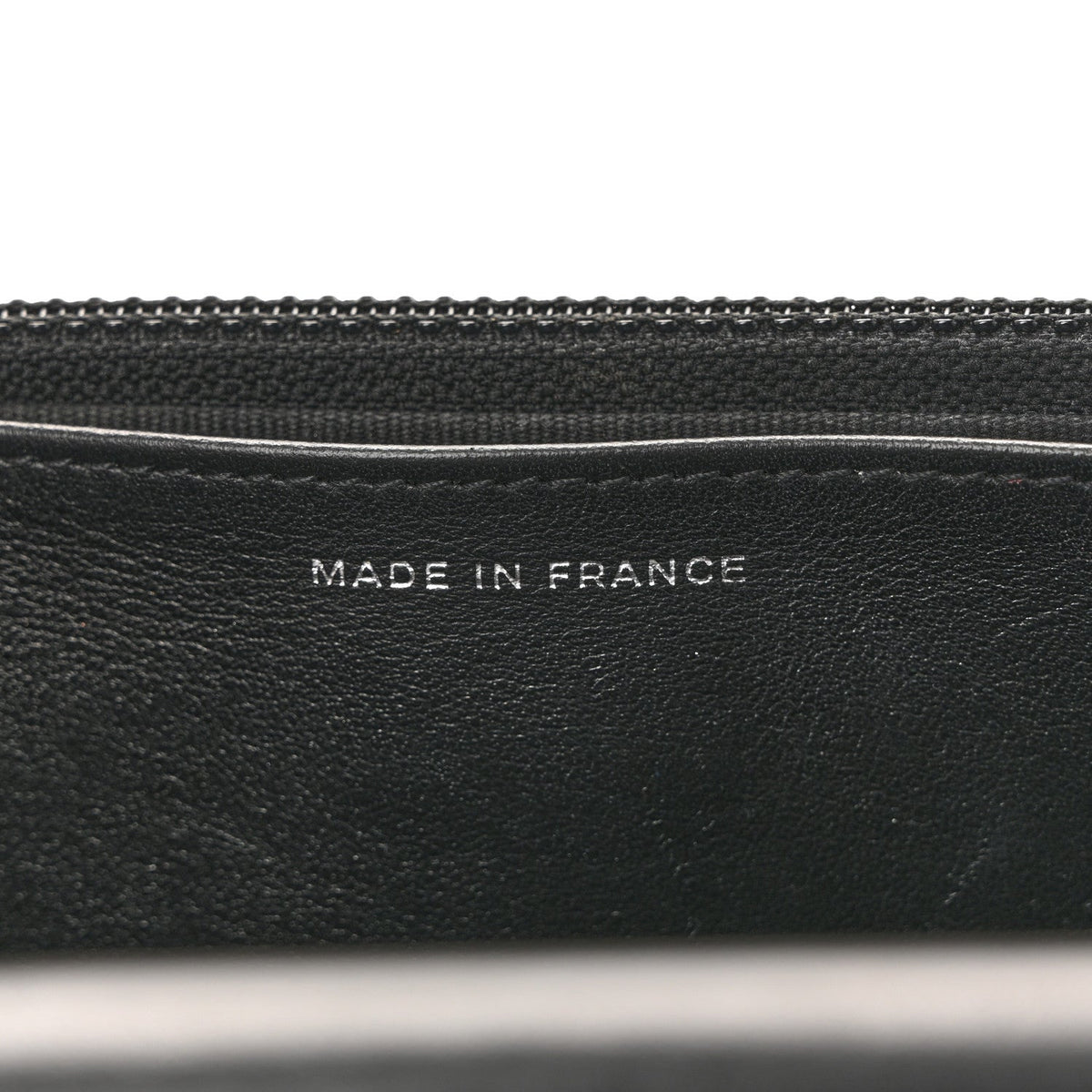 Caviar Quilted Boy Wallet On Chain WOC Black