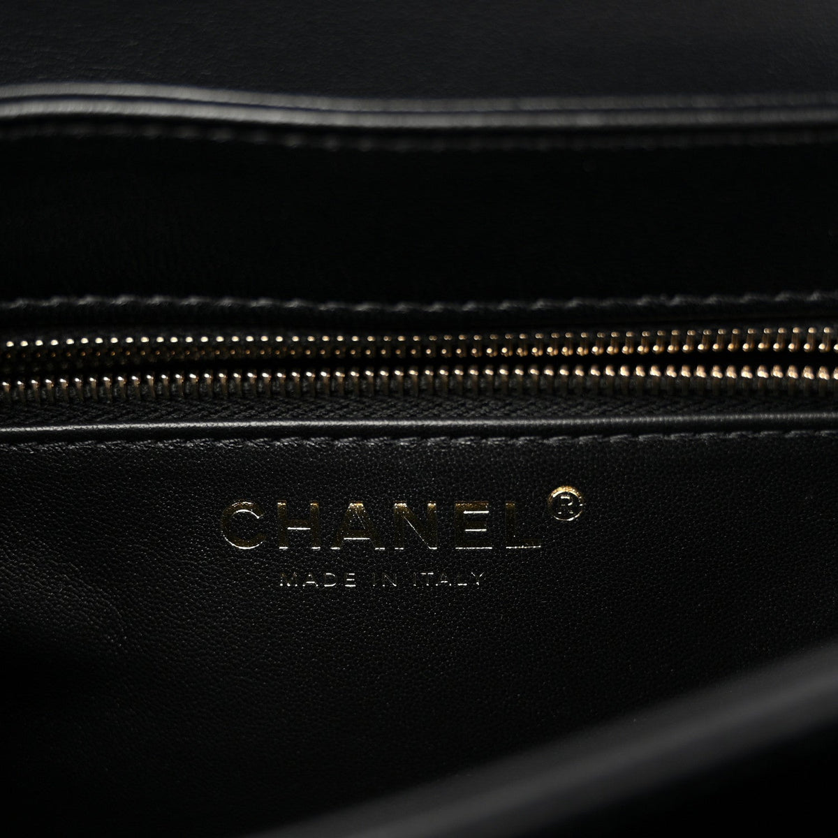 Lambskin Quilted Small Trendy CC Chain Dual Handle Flap Bag Black