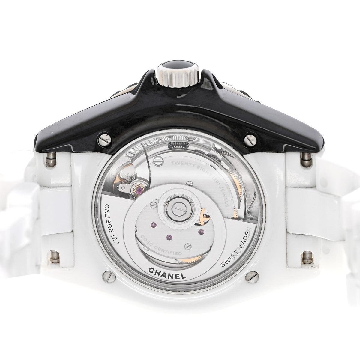 Stainless Steel Ceramic 38mm J12 Paradoxe Automatic Watch White