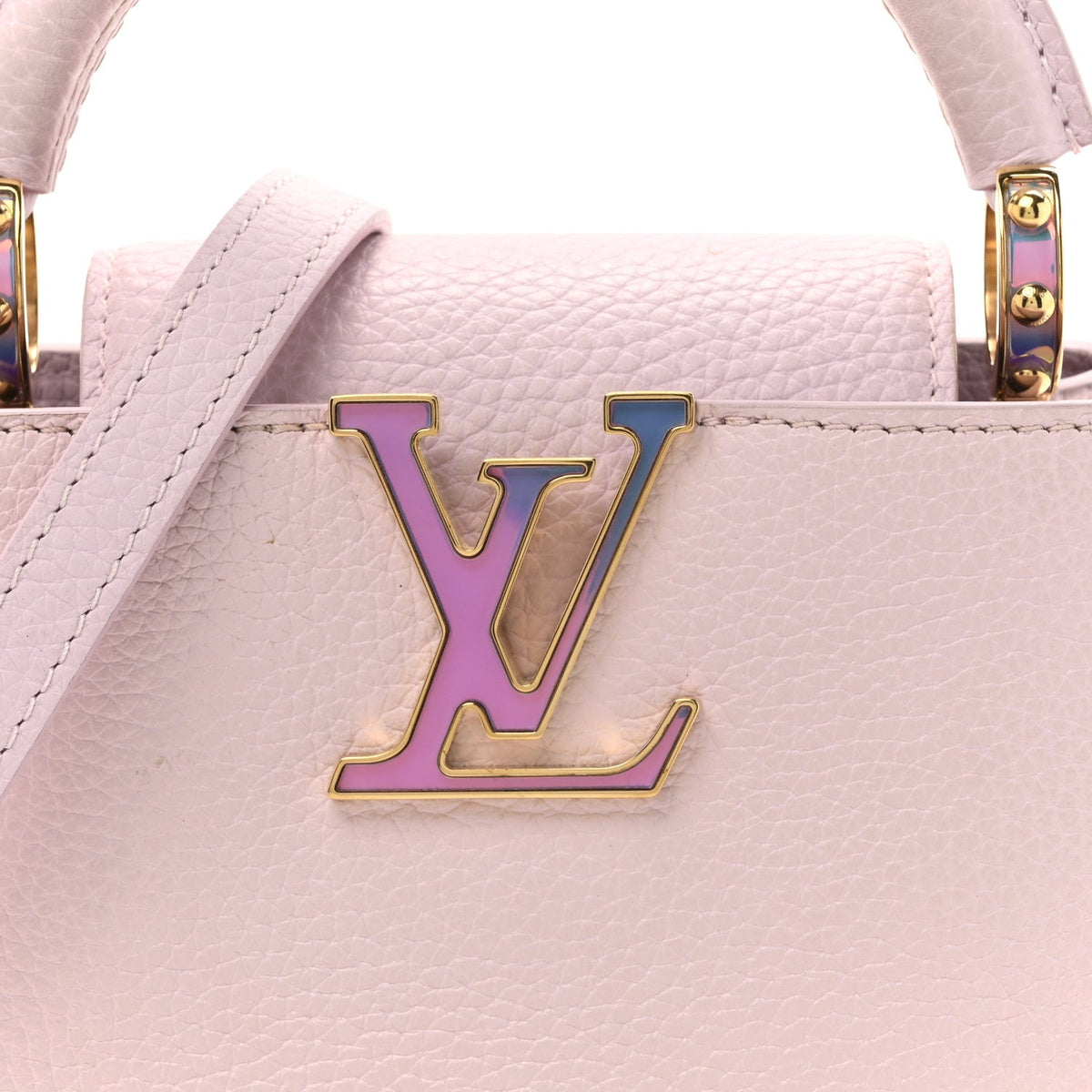 Taurillon LV Ski Capucines Mini Pearly Lilac