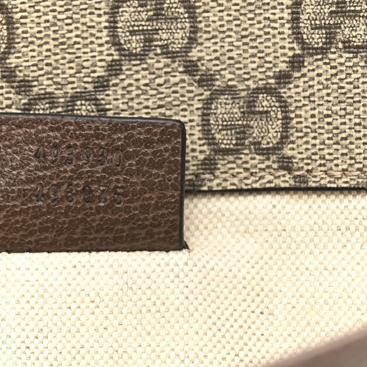 GG Supreme Monogram Neo Vintage Web Belt Bag Brown