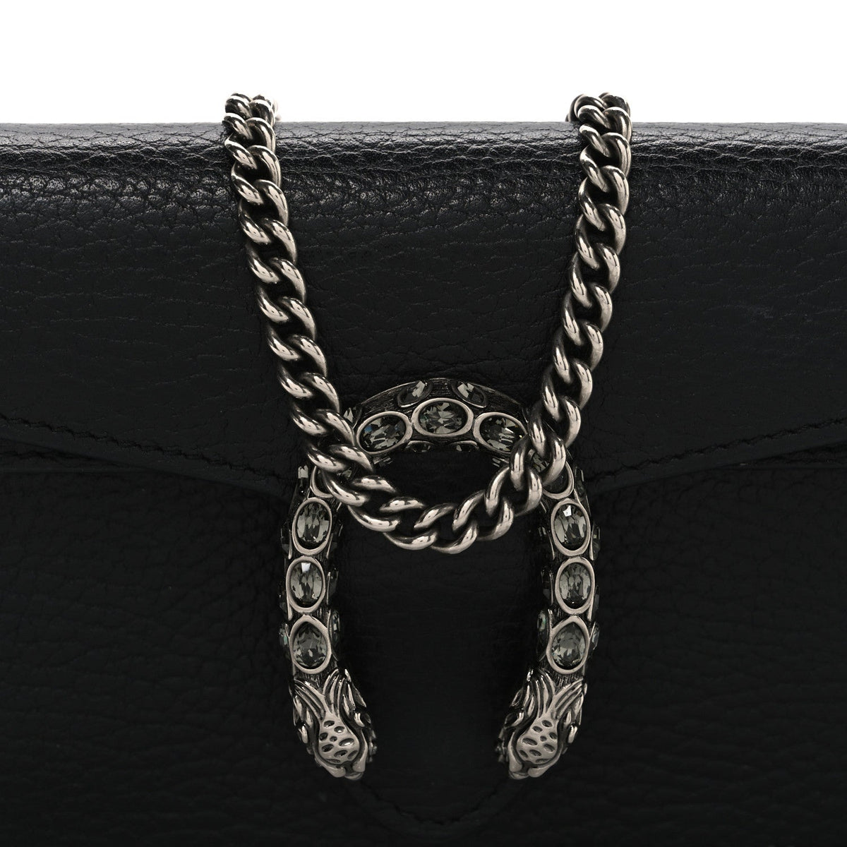 Calfskin Super Mini Dionysus Shoulder Bag Black