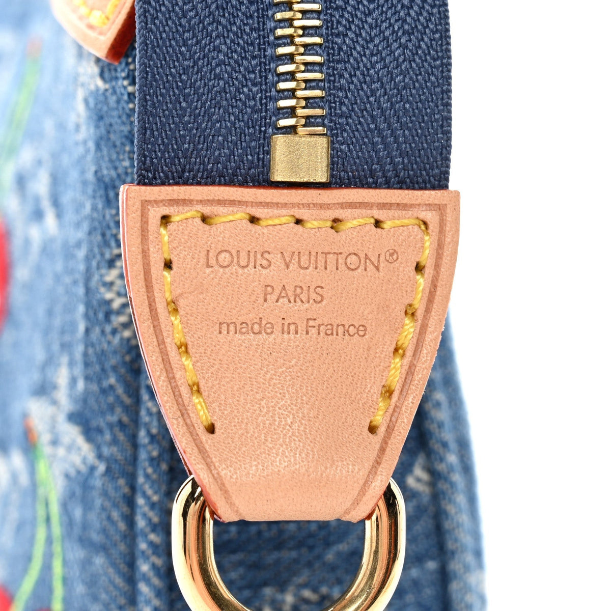 LV X TM Monogram Denim Cerises Pochette Accessories Blue