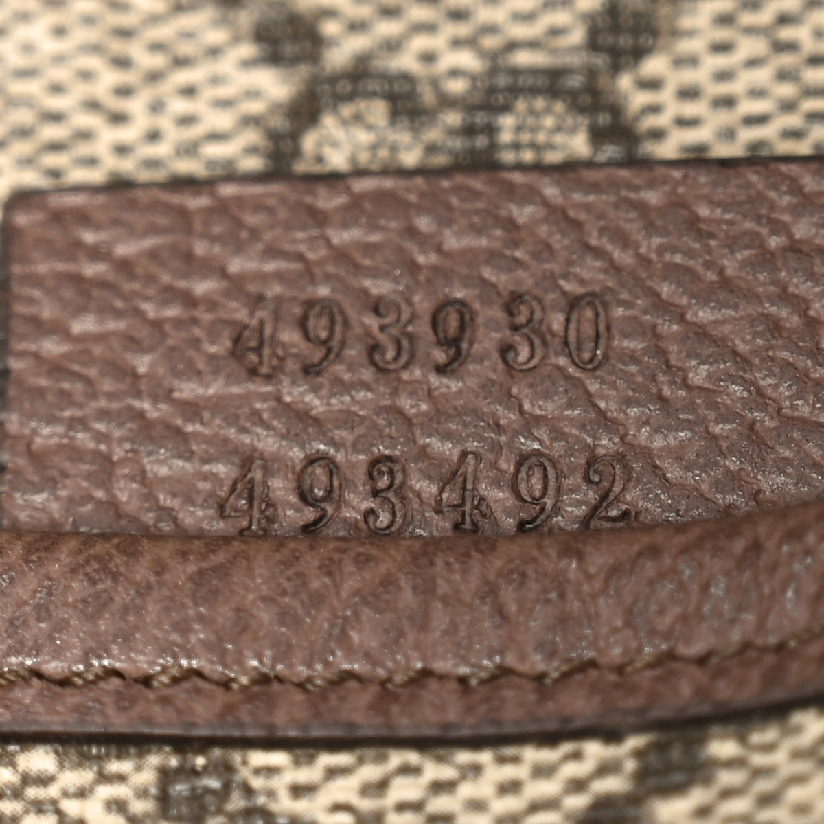 GG Supreme Monogram Neo Vintage Web Belt Bag Brown