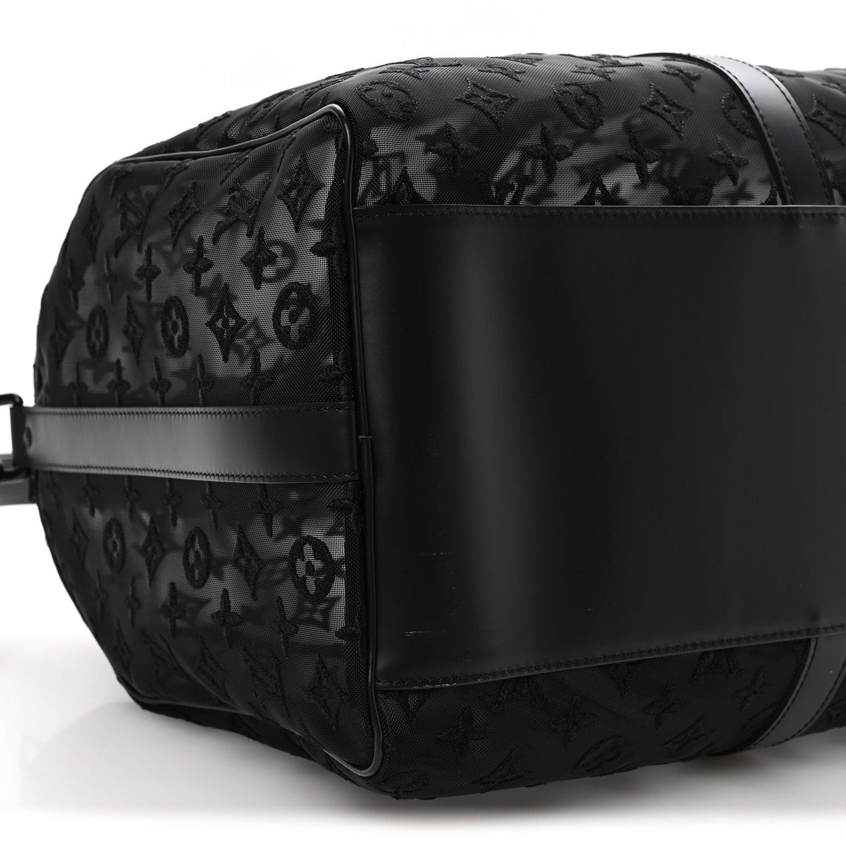 Monogram See Through Keepall Bandouliere 50 Black