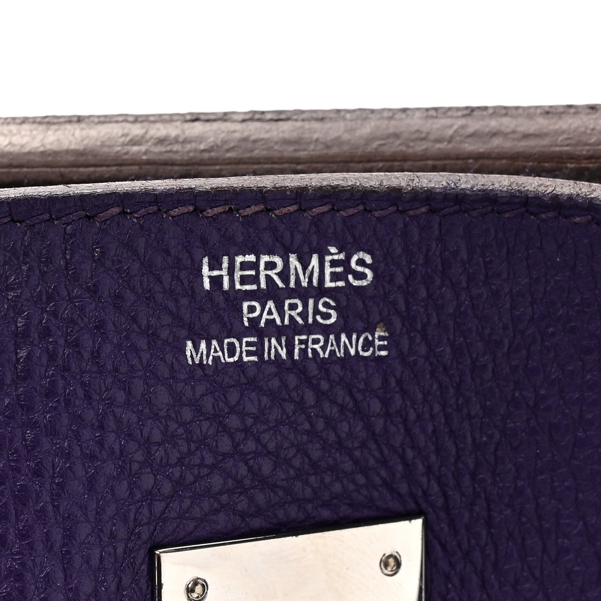 Taurillon Clemence Birkin 35 Iris