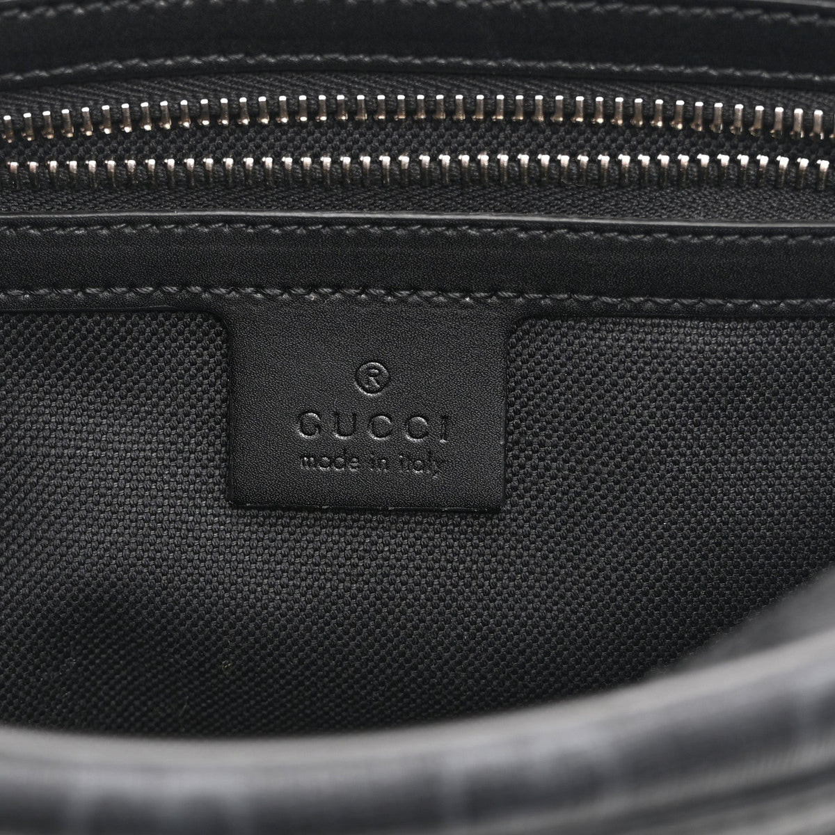 Soft GG Supreme Monogram Web Belt Bag Black Grey
