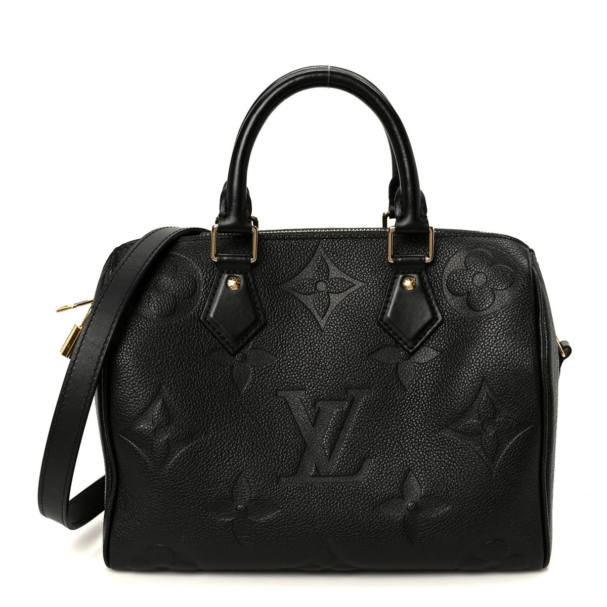 Empreinte Monogram Giant Speedy Bandouliere 25 Black
