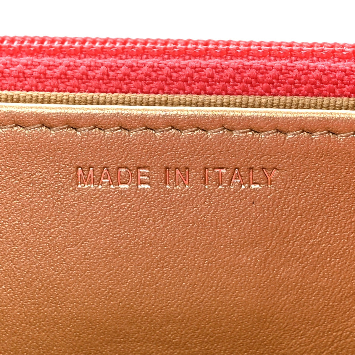 Lambskin Quilted CC Pearl Crush Wallet on Chain WOC Red