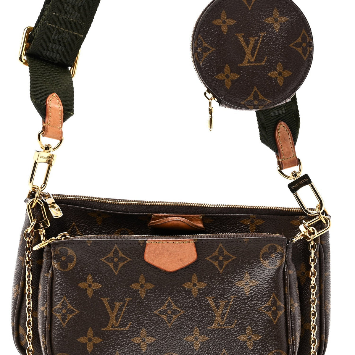 Monogram Multi Pochette Accessories Kaki