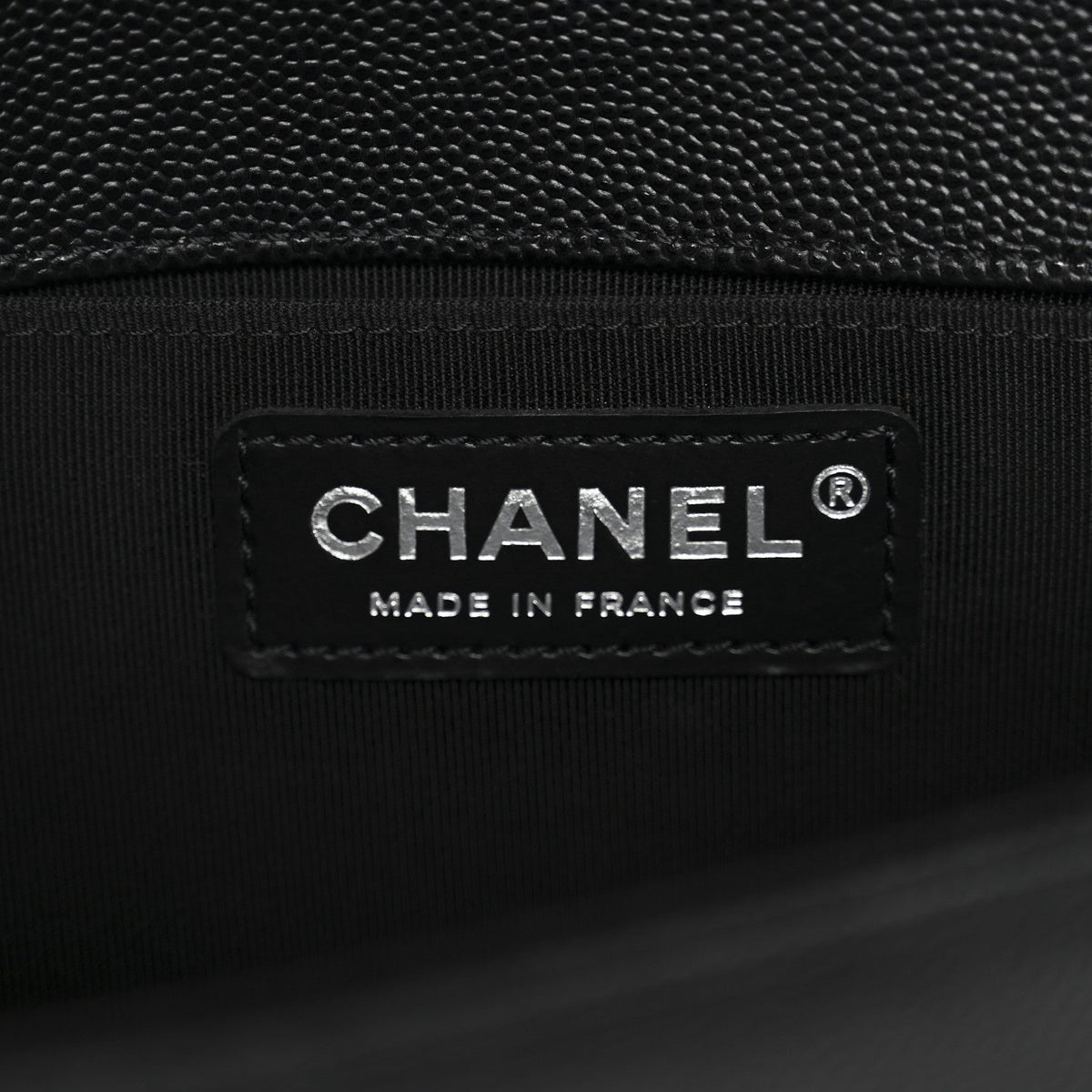 Caviar Quilted Small Boy Flap Black