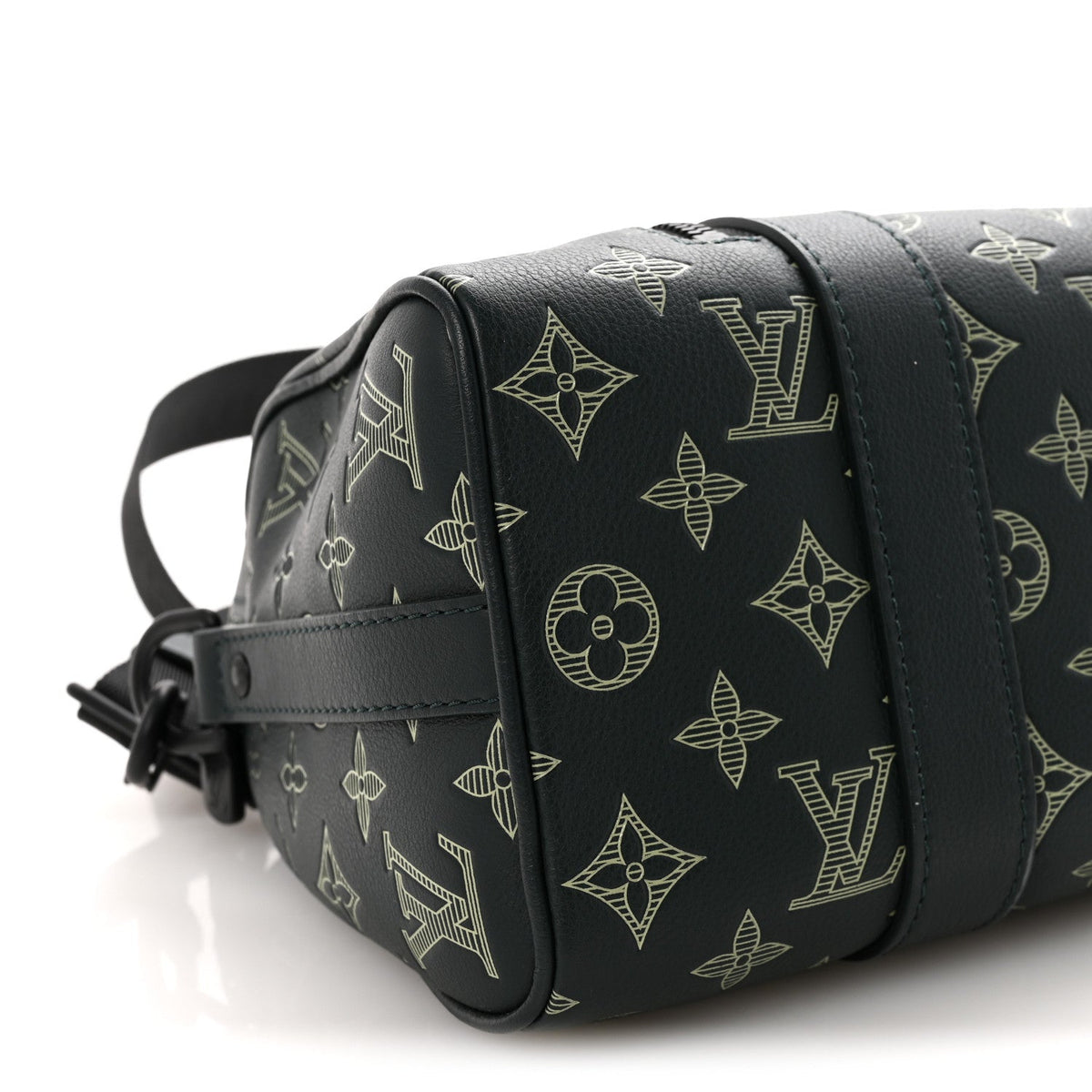 Monogram Shadow City Keepall Forest Green
