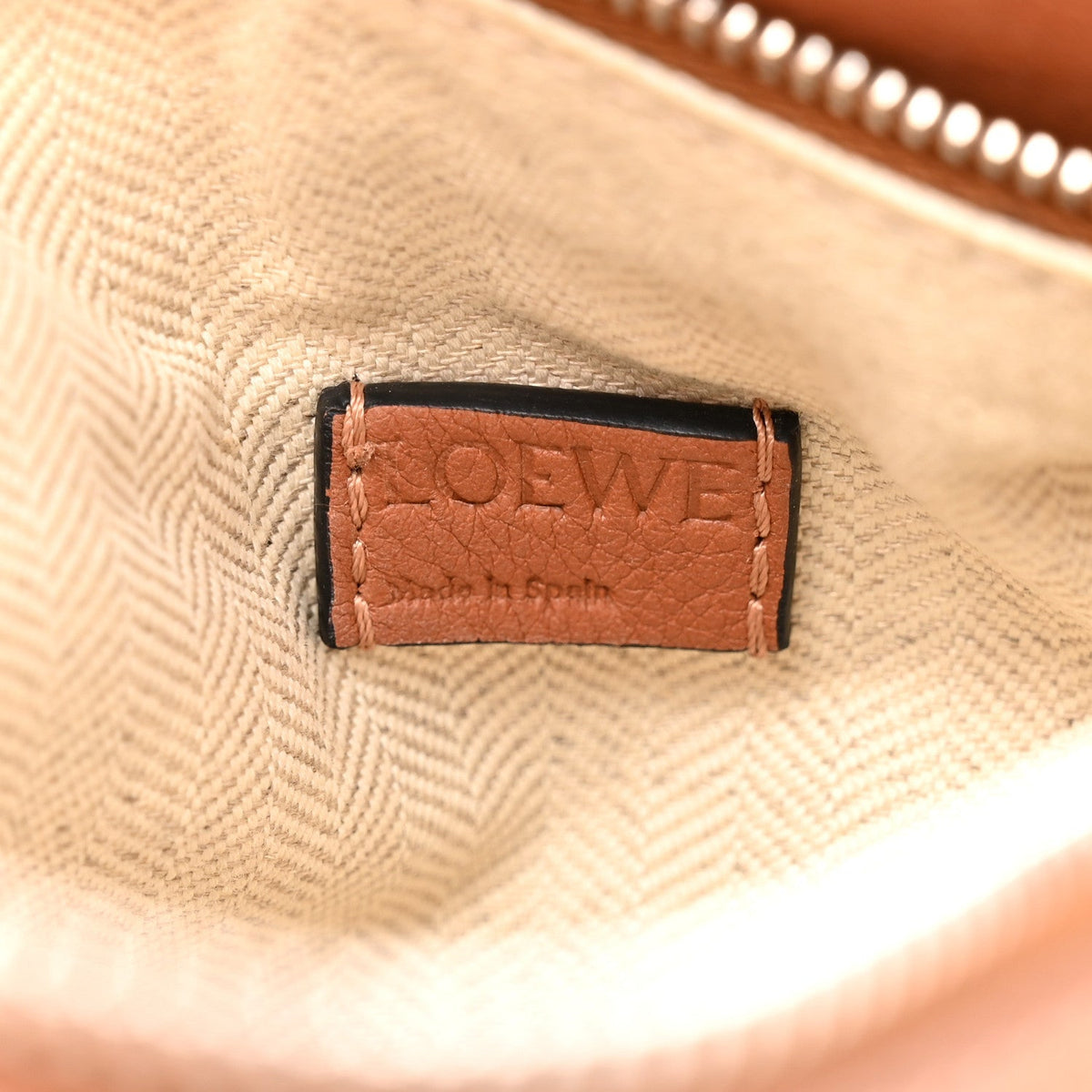 Calfskin Mini Puzzle Bag Tan