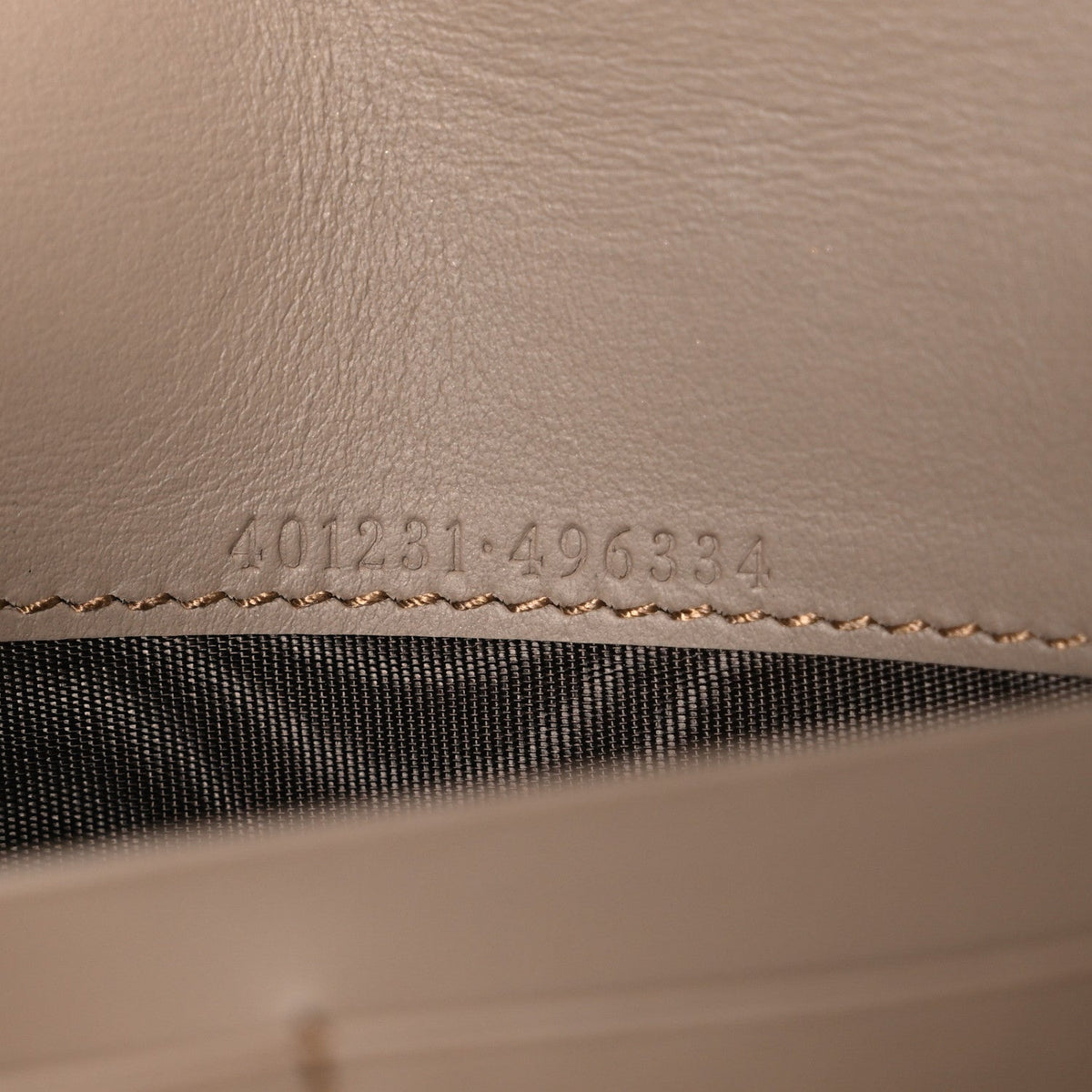 GG Supreme Monogram Mini Dionysus Chain Wallet Beige Taupe