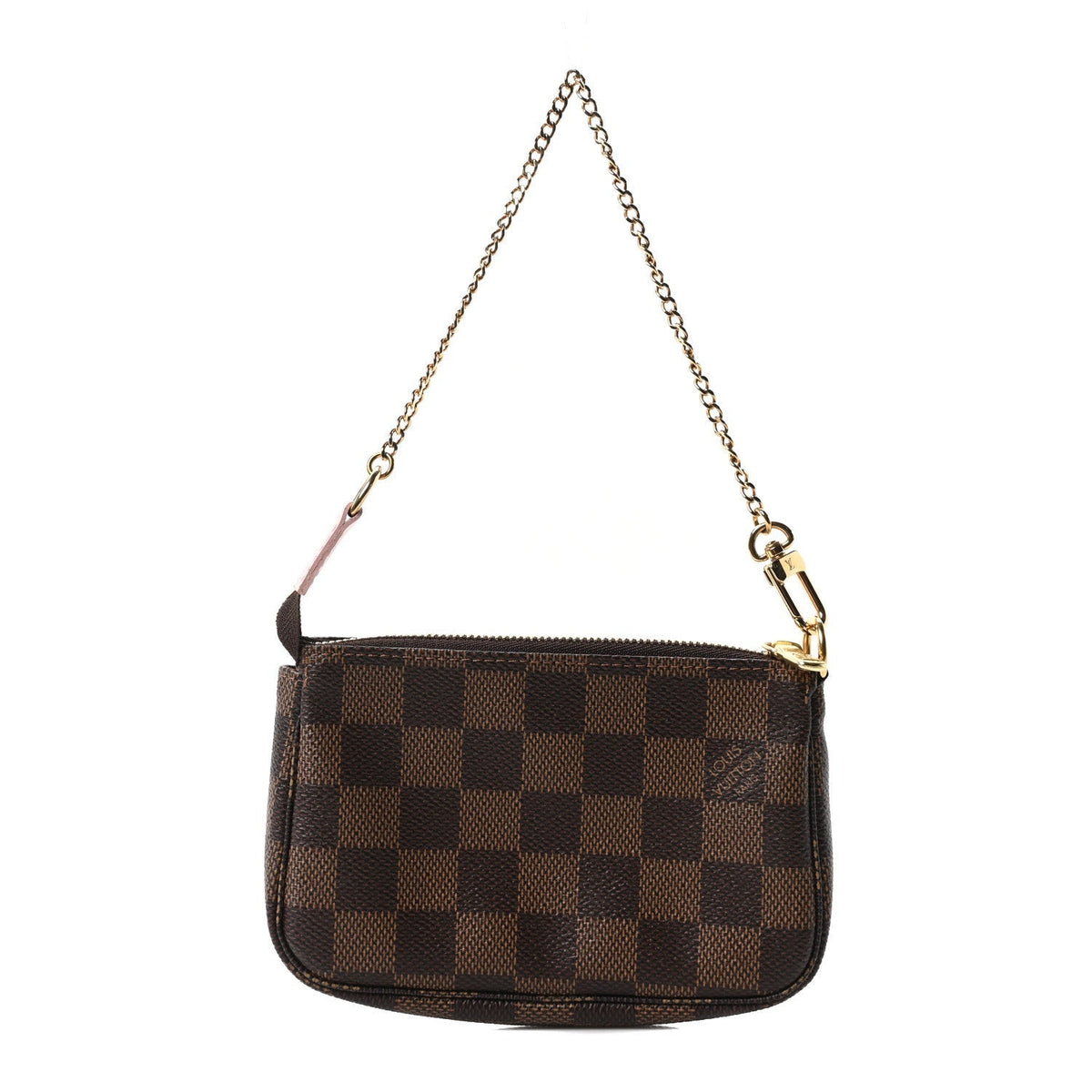Damier Ebene 2020 Christmas Animation Big Wheel Mini Pochette Accessories Rose Ballerine