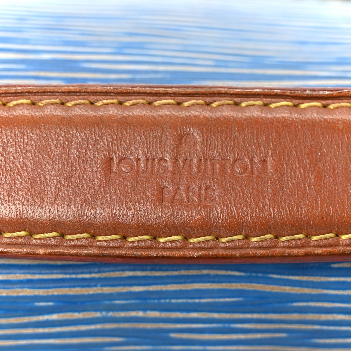 Epi Reverse Monogram Pochette Metis Denim Light