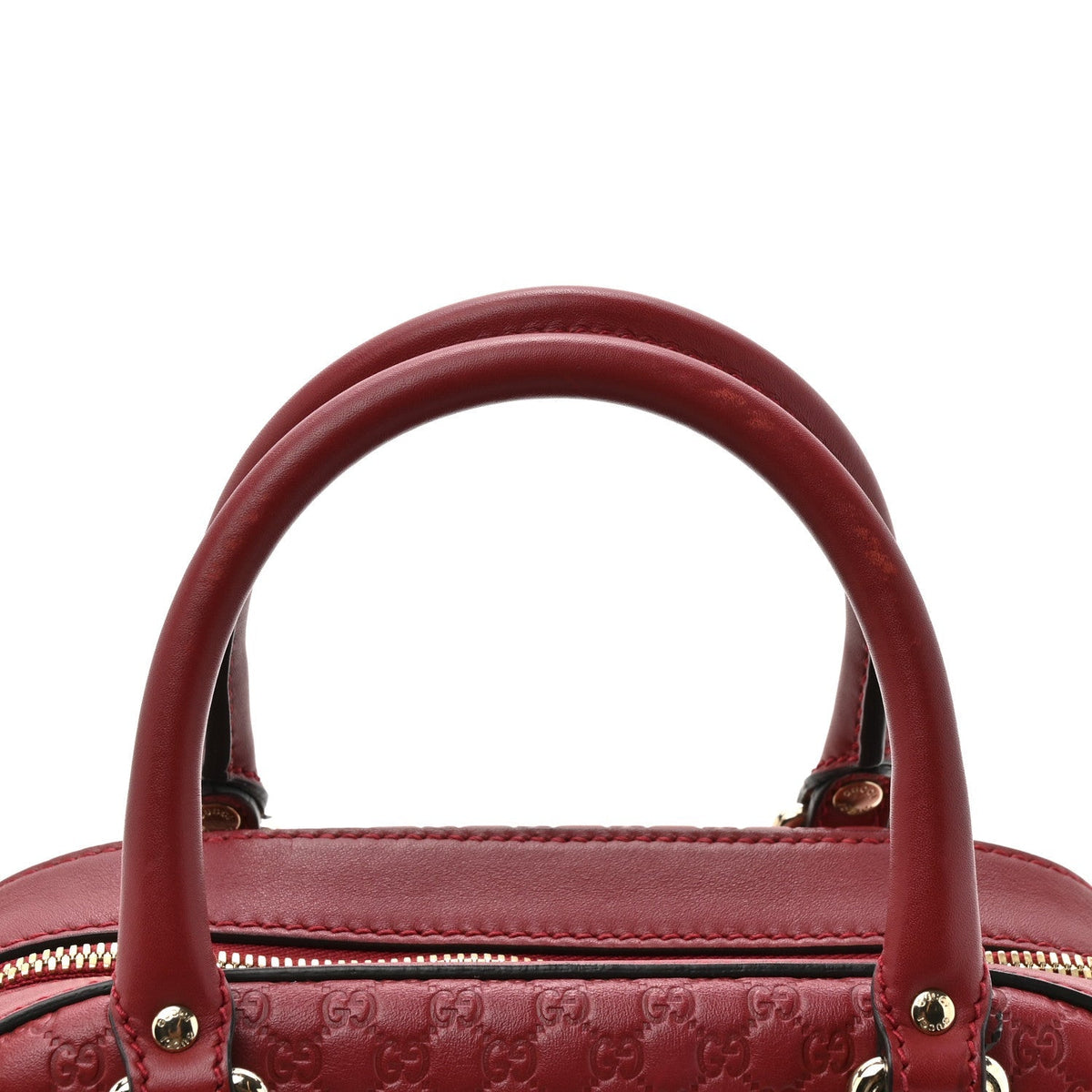 Soft Microguccissima Small Crossbody Bag Rosso
