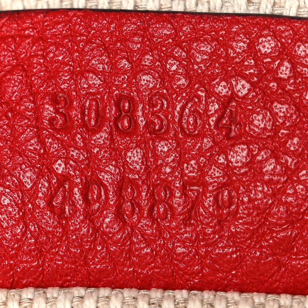 Pebbled Calfskin Small Soho Disco Bag Vibrant Red