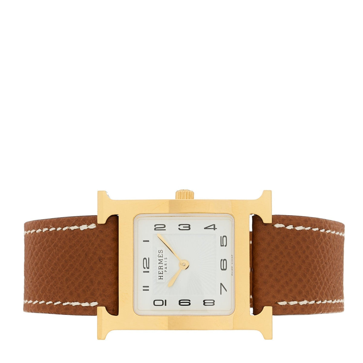 Stainless Steel Epsom 26mm Heure H Hour Quartz Watch Gold